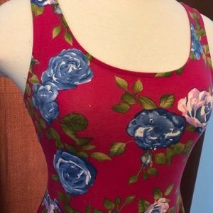 🖤SALE 🖤 Pink floral fit and flare dress